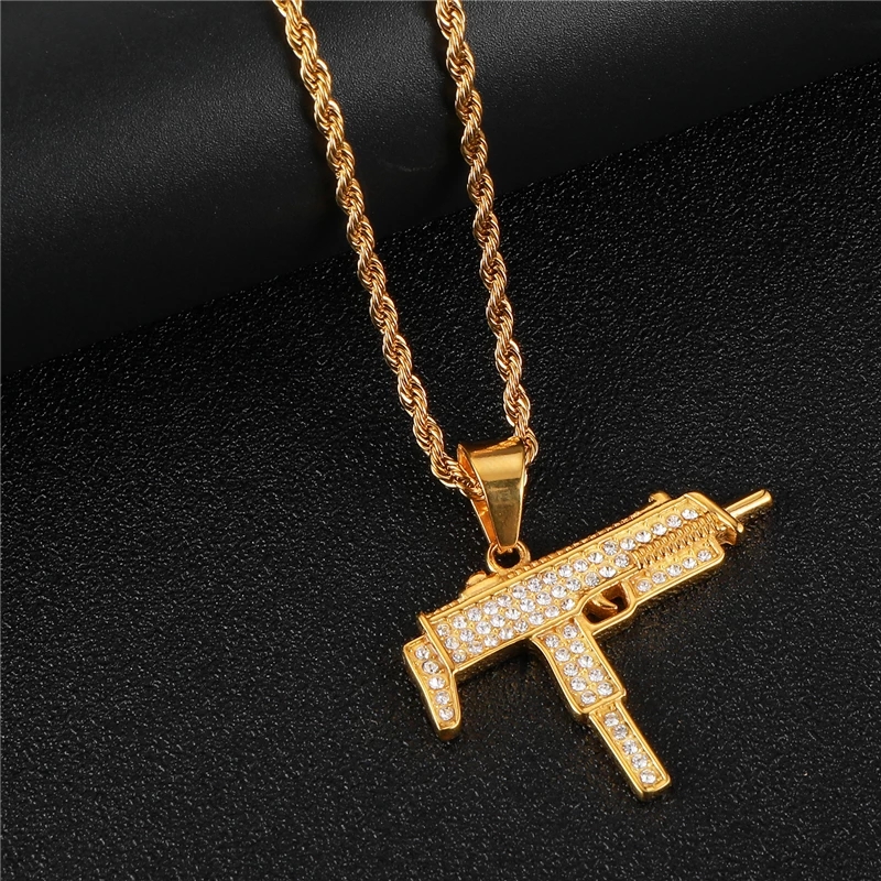 UZI Gun Necklace – Bait Byoot بيت بيوت